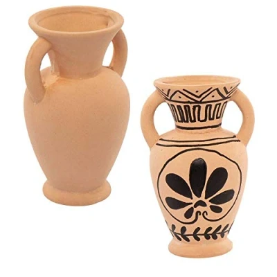 Afbeelding van Baker Ross FE451 terracotta urnen, Pak van 2, Schilderbare Creatieve Kunst en Knutselprojecten voor Kinderen om te Maken, Personaliseren Versieren.
