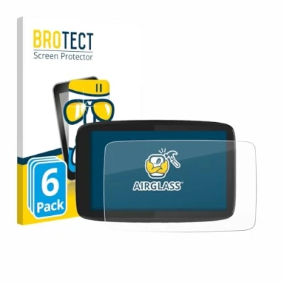 Afbeelding van BROTECT Screenprotector voor TomTom GO Camper Tour Folie Beschermfolie Beschermglas transparant (6 Stuks)
