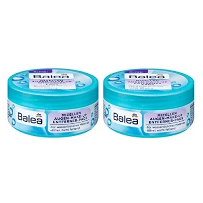 Afbeelding van Balea Micellaire Ogen Make up Remover Pads Olieachtig, Niet Vet, 2 x 50 Stuks