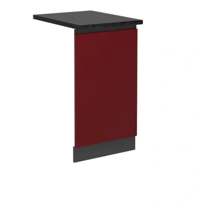 Afbeelding van Vicco R LineVoorpaneel vaatwasser 45 cm , WB Antraciet Rood