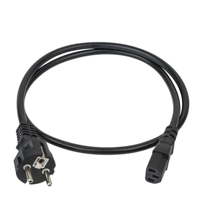 Afbeelding van Showtec IEC C13 to Schuko Male 3 x 1,5mm² 1mtr