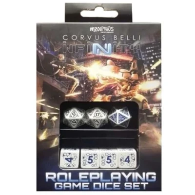Afbeelding van Modiphius Infinity: Factions Dice Sets Aleph Set Role Playing Game RPG English