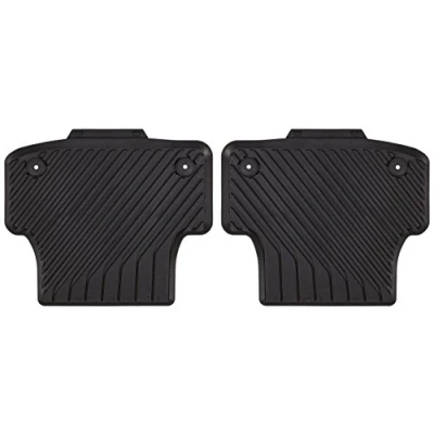 Afbeelding van Audi 8V5061512041 weerbestendige vloermatten achter zwart A3 2 stuks
