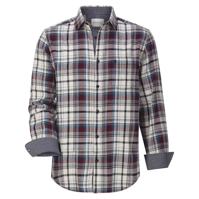 Afbeelding van BABISTA Overhemd &#039;Jalor&#039; blauw / donkerrood zwart offwhite
