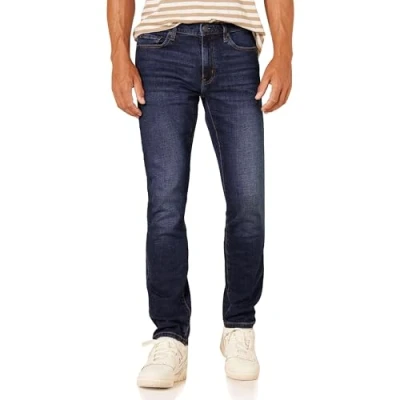 Afbeelding van Amazon Essentials Men&#039;s Spijkerbroek met slanke pasvorm, Vintage donkerblauw, 32W / 32L