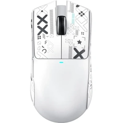 Afbeelding van ATTACK SHARK X11 SE Draadloze Gaming Muis, PixArt PAW3311 Sensor, BT/2.4G Draadloos/Bedraad, 22000 DPI, 65 Uur Batterij, Kantoor en Muis voor Win11/Xbox/PS/Mac (Wit + Tape)