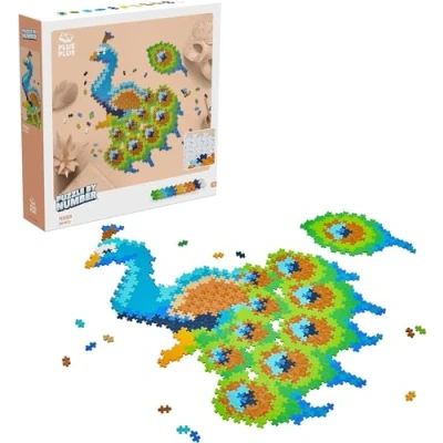 Afbeelding van Plus Puzzle By Number Pauw Constructiespeelgoed Set Met Bouwstenen 800 Delige Bouwset Bouwspeelgoed Vanaf 7 Jaar