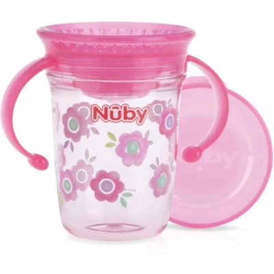 Afbeelding van Nuby Wonder Cup 240ml Roze 6+ Maanden, 1 stuks