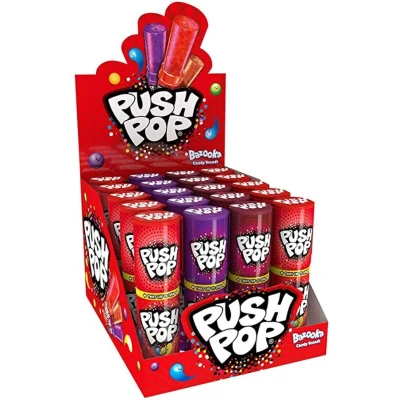 Afbeelding van Push Pop 4 Smaken (20 Stuks)