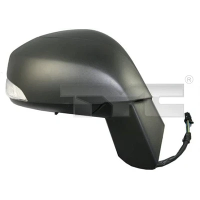 Afbeelding van Buitenspiegel Tyc 328 0166 Links Met grondlaag voor elek. spiegelverstelling, temperatuursensor, Bol vormig, Te verwarmen RENAULT: GRAND SCENIC 3