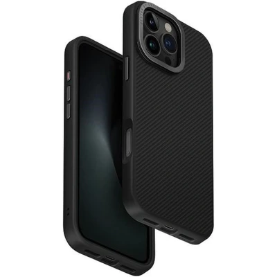 Afbeelding van UNIQ hoesje Keva Max iPhone 16 Pro 6.9&quot; Magclick Charging zwart/carbonzwart