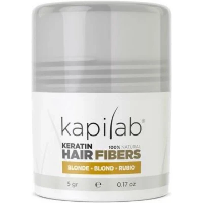 Afbeelding van Kapilab Keratine Volumepoeder Blond Geeft volume aan het haar Verbergt haaruitval 100% natuurlijk 5 gram