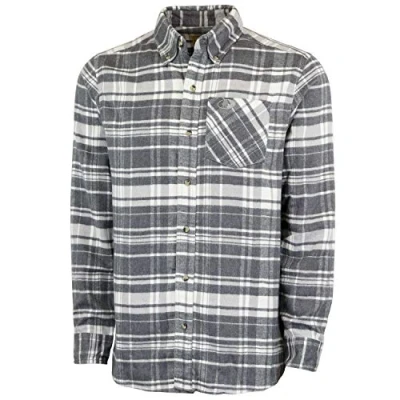 Afbeelding van Mossy Oak Buffalo Plaid flanellen overhemd voor heren, verpakking van 1 stuks