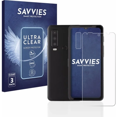 Afbeelding van Savvies (6 Stuks) Schermbeschermer voor Caterpillar Cat S75 (Voor+Camera) Screen Protector Ultra Transparant