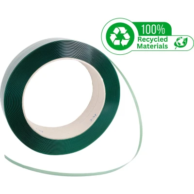 Afbeelding van Pet Band 12.5mm X 0.60mm 2500mtr. Kern:406mm Groen (1 Rol)