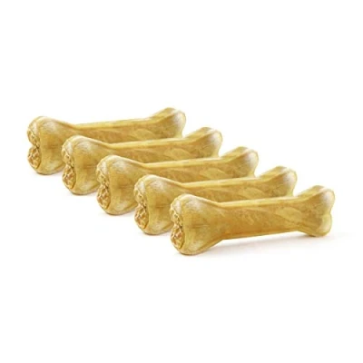 Afbeelding van DOGBOSS kauwbot van 100% natuurlijke ingrediënten in verschillende formaten en smaken (set 5 stuks met kip, 17 cm)