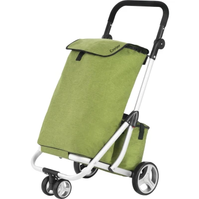 Afbeelding van ShoppingCruiser 3 Wheel Boodschappentrolley Boodschappenwagen 58 liter met koeltas 14 Groen