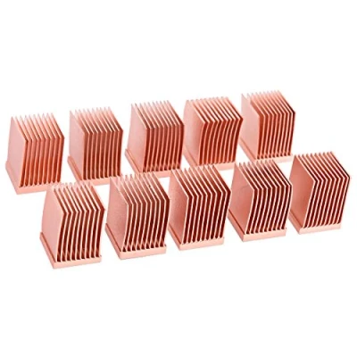 Afbeelding van Alphacool 17426 GPU RAM koper Heatsinks 10x10mm 10 stuks luchtkoeling passieve koeler