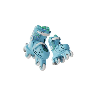 Afbeelding van Yvolution kinderskeelers blauw maat 23 28