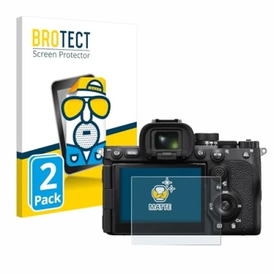 Afbeelding van BROTECT (2 Stuks) Antireflecterende Beschermfolie voor Sony Alpha 7R V / a7R Anti Glare Screen Protector, Mat, Ontspiegelend
