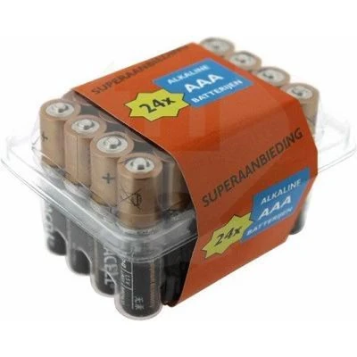 Afbeelding van Duracell AAA MN2400 Batterij 24 stuks