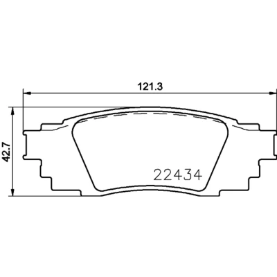 Afbeelding van Brembo Remblokset P 83 160