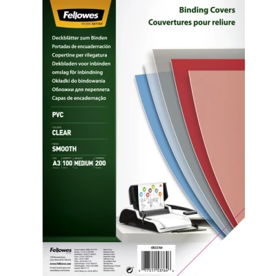 Afbeelding van Voorblad Fellowes A3 PVC 200micron 100stuks