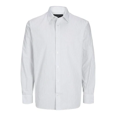 Afbeelding van JPRBLABUSHWICK Stanley Shirt L/S SN, Cloud Dancer/Fit:Stripe, L