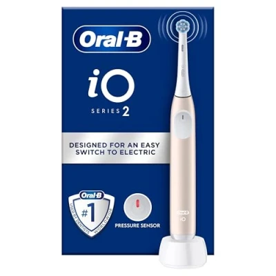 Afbeelding van Oral B iO2 Elektrische Tandenborstel Calm Pink 1 stuk