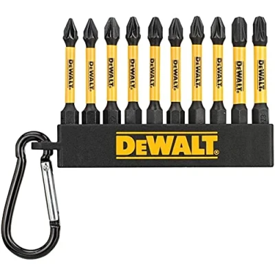 Afbeelding van DeWalt DT7274 QZ 50mm Pozi &amp; Phillips Hoge Impact Schroevendraaier Bit Set PZ1 PZ2 PH2