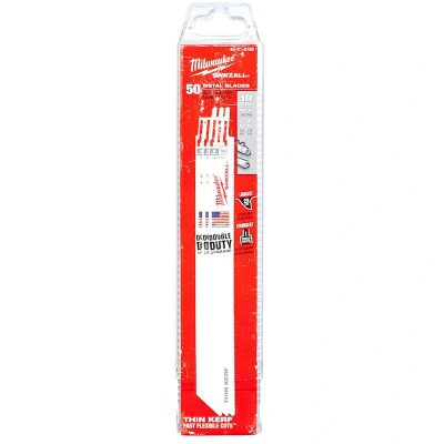 Afbeelding van Reciprozaagblad Sawzall Metaal Thin Kerf 230 Mm 18 Tpi (50 Stuks)