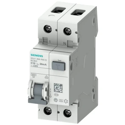 Afbeelding van Siemens fi ls protector type a pse ssf d 70mm ifn 30ma 6ka 1 n polee c 10a 5su1356 7kk10