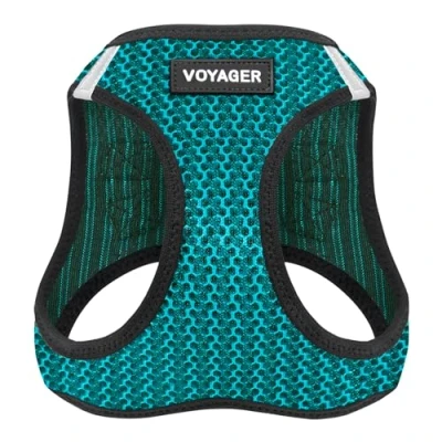 Afbeelding van Best Pet Supplies Voyager Step In Air Hondentuig All Weather Mesh voor kleine en middelgrote honden turkoois (tweekleurig), L