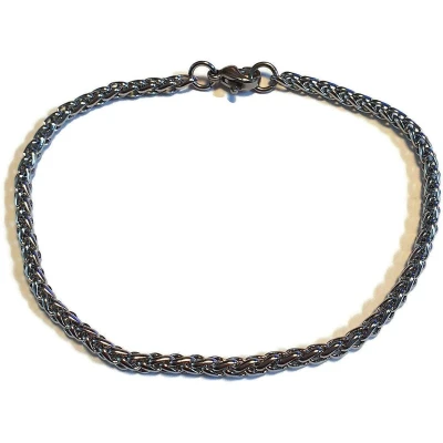 Afbeelding van vossenstaart armband Staal 21 cm 3 mm
