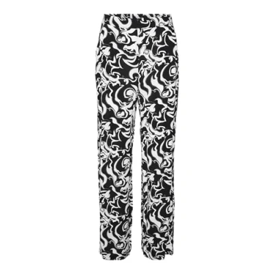 Afbeelding van Vero Moda Vmeasy WIDE Broek, Dames, Maat: Medium, White/black