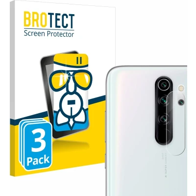 Afbeelding van BROTECT Screenprotector voor Xiaomi Redmi Note 8 Pro (ALLEEN Camera Lens) Folie Beschermfolie Beschermglas transparant (3 Stuks)