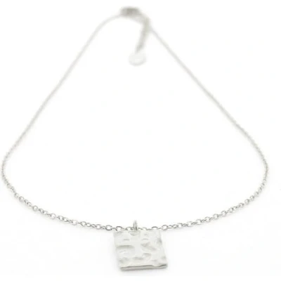Afbeelding van Kalli Ketting Pattern Rectangle Zilver