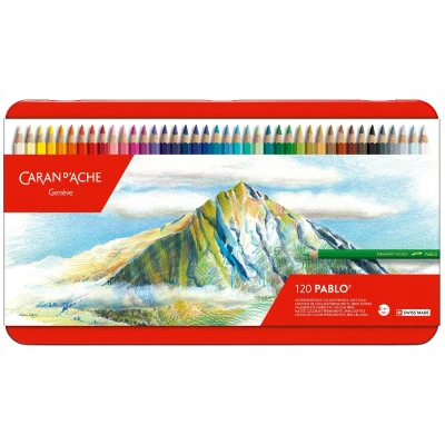 Afbeelding van Kleurpotloden Caran D&#039;Ache Pablo 120 potloden