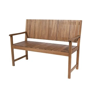 Afbeelding van Siena Garden 2 zits bank Falun, 59x122x90cm, acaciahout, geolied in natuur, FSC 100%