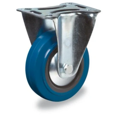 Afbeelding van BS Rollen Bokwiel wiel d. 160 mm draagvermogen 300 kg kunststof plaat L138xB109 1 stuk L410.B61.160