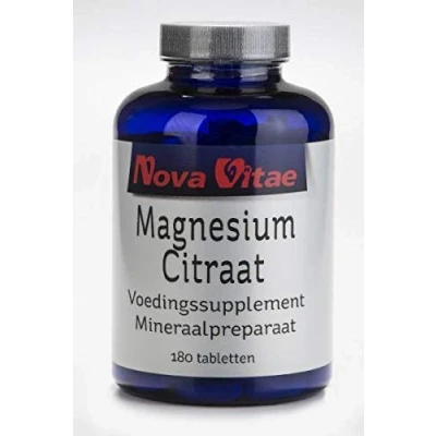 Afbeelding van Nova Vitae Magnesium Citraat, 180 tabletten