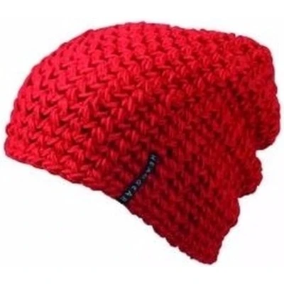 Afbeelding van Basic beanie muts rood voor dames wintermuts