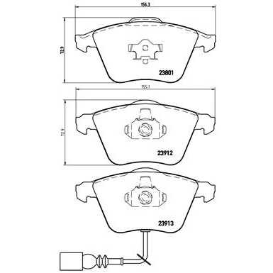 Afbeelding van Brembo Remblokset P 85 079