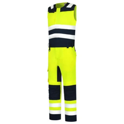 Afbeelding van Tricorp 753007 Bodybroek High Vis Bicolor Fluo Geel/Inkt