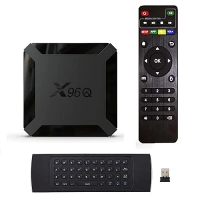 Afbeelding van Android 10.0 TV Box, X96Q with Mini Wilreless Keyboard 2GB RAM 16GB ROM Smart Box Allwinner H313 Quad Core Ondersteuning 4K 3D Set Top X96 Wifi Home Media Player