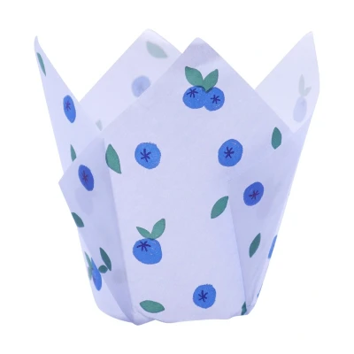 Afbeelding van PME Muffin Cups Blauwe Bessen 24st