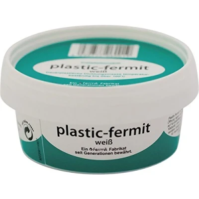 Afbeelding van Plastic Fermit wit, permanente kunststof afdichting, temperatuurbestendig tot meer dan 100 C
