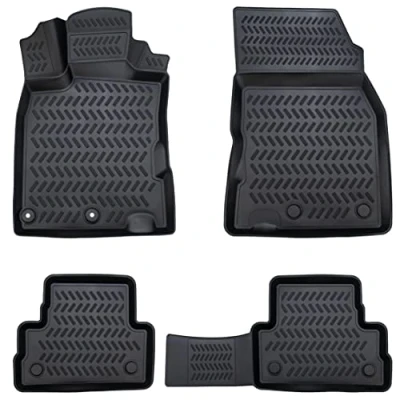 Afbeelding van Elmasline Design 3D rubberen matten set voor Opel ASTRA J bouwjaar 2009 2015 extra hoge rand van 5 cm