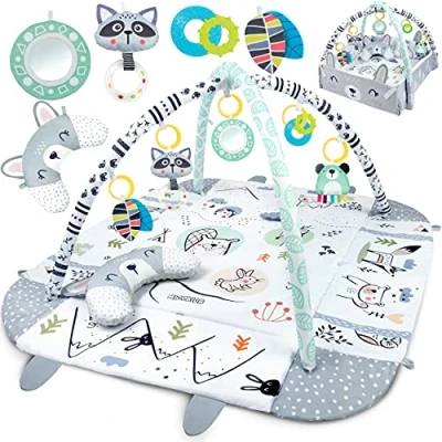 Afbeelding van Interactieve educatieve mat 110 x 100 cm Ricokids konijn