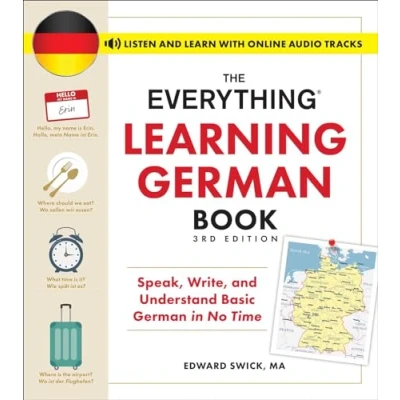 Afbeelding van The Everything Learning German Book, 3rd Edition: Speak, Write, and Understand Basic in No Time